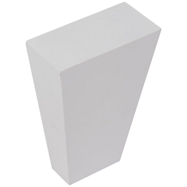 Cooper, Hudson, Monaco - 3-1/4" W x 4-1/2" H x 1-5/8" D Half Tapered Foot - split vertically - in White PWH-HTFOOT