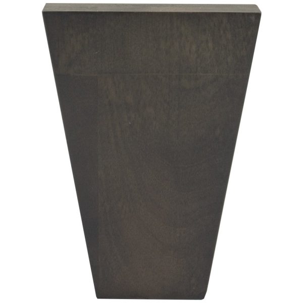 Cooper, Hudson, Monaco - 3-1/4" W x 4-1/2" H x 1-5/8" D Half Tapered Foot - split vertically - in Slate SL-HTFOOT