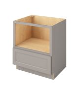 Monaco - 30" Microwave Base, 1 Drawer in Grey MGR-MWB30