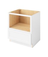 Monaco - 30" Microwave Base, 1 Drawer in White MWH-MWB30