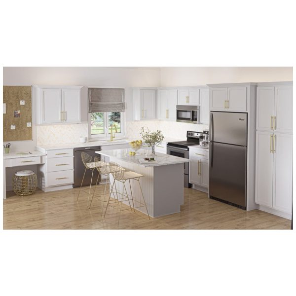 Hudson - 33" x 84" Double Oven, 2 Doors-1 Drawer, 1 Shelf in White HWH-OVD3384