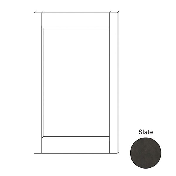 Cooper, Hudson, Monaco - 32-1/2" W x 55" H x 3/4" D Double Oven Panel Overlay - in Slate SL-OVD33P