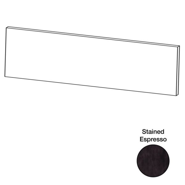 Cooper, Hudson, Monaco - 36" W x 96" L x 1/4" T Back Panel - Horizontal Grain - in Espresso ESP-PH3696