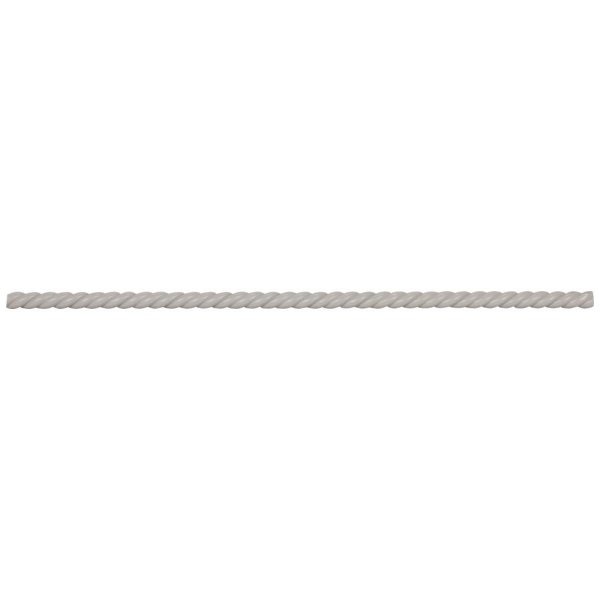 Cooper, Hudson, Monaco - 3/4" W x 96" L x 3/8" T Rope Moulding - in Grey PGRY-RM8