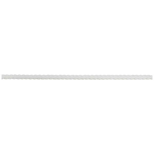 Cooper, Hudson, Monaco - 3/4" W x 96" L x 3/8" T Rope Moulding - in White PWH-RM8