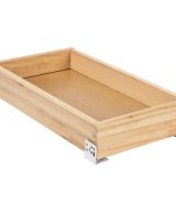 Cooper, Hudson, Monaco - 3" economy roll out tray that installs into a 15" base cabinet in UV Coated ECO-ROT15