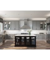 Monaco - 30" Sink Base, 2 Doors-1 False Front in Grey MGR-SB30