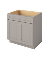 Cooper - 33" Sink Base, 2 Doors-1 False Front in Grey CGR-SB33