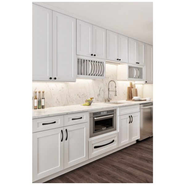 Cooper - 33" Sink Base, 2 Doors-1 False Front in White CWH-SB33