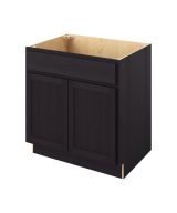 Hudson - 33" Sink Base, 2 Doors-1 False Front in Espresso HES-SB33