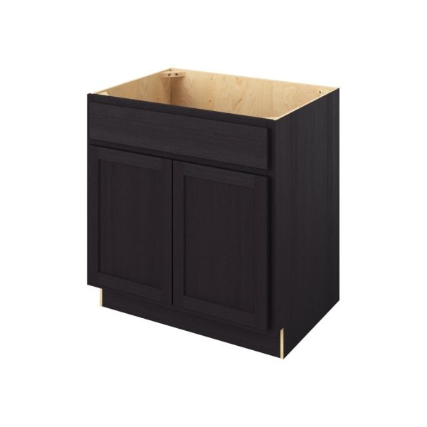 Hudson - 33" Sink Base, 2 Doors-1 False Front in Espresso HES-SB33