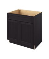 Monaco - 33" Sink Base, 2 Doors-1 False Front in Espresso MES-SB33