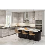 Monaco - 33" Sink Base, 2 Doors-1 False Front in Grey MGR-SB33