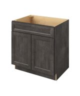 Monaco - 33" Sink Base, 2 Doors-1 False Front in Slate MSL-SB33