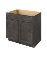 Cooper - 36" Sink Base, 2 Doors-1 False Front in Slate CSL-SB36