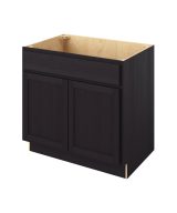 Hudson - 36" Sink Base, 2 Doors-1 False Front in Espresso HES-SB36