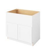 Cooper - 36" Sink Base Farm, 2 Doors in White CWH-SBF36