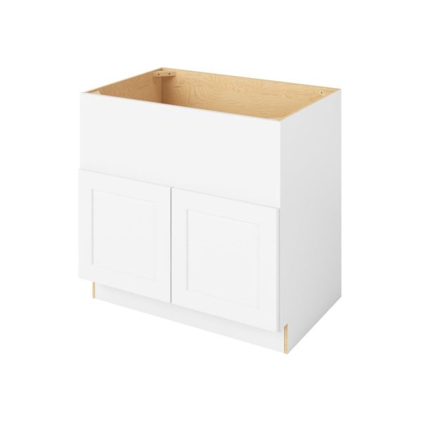 Cooper - 36" Sink Base Farm, 2 Doors in White CWH-SBF36