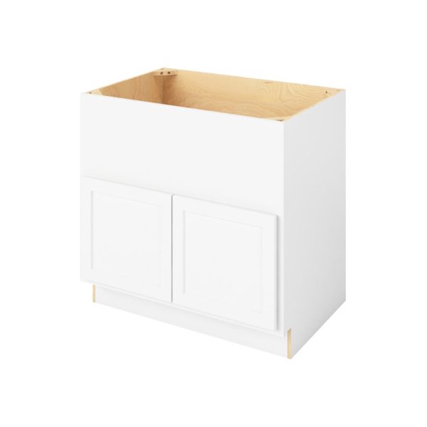 Hudson - 36" Sink Base Farm, 2 Doors in White HWH-SBF36