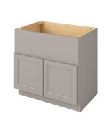 Monaco - 36" Sink Base Farm, 2 Doors in Grey MGR-SBF36