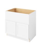 Monaco - 36" Sink Base Farm, 2 Doors in White MWH-SBF36