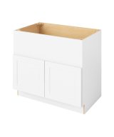 Cooper - 39" Sink Base Farm, 2 Doors in White CWH-SBF39