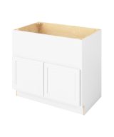 Hudson - 39" Sink Base Farm, 2 Doors in White HWH-SBF39