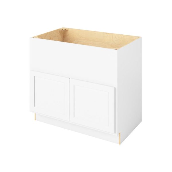 Hudson - 39" Sink Base Farm, 2 Doors in White HWH-SBF39