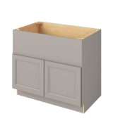 Monaco - 39" Sink Base Farm, 2 Doors in Grey MGR-SBF39