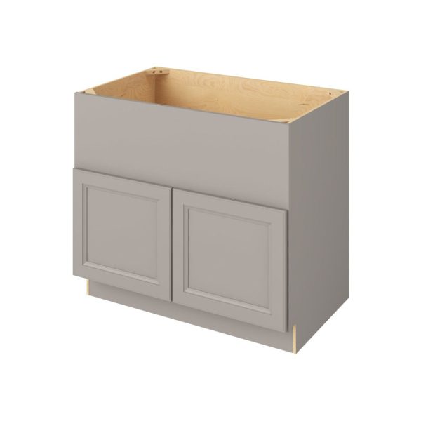 Monaco - 39" Sink Base Farm, 2 Doors in Grey MGR-SBF39