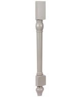 Cooper, Hudson, Monaco - 3-1/2" W x 34-1/2" H x 1-3/4" D Split Decorative Leg - in Grey PGRY-SDECOLEG