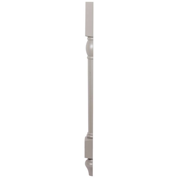 Cooper, Hudson, Monaco - 3-1/2" W x 34-1/2" H x 1-3/4" D Split Decorative Leg - in Grey PGRY-SDECOLEG