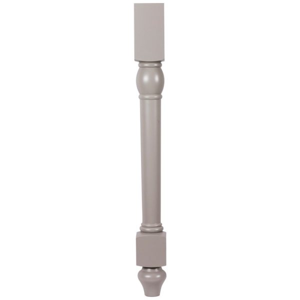 Cooper, Hudson, Monaco - 3-1/2" W x 34-1/2" H x 1-3/4" D Split Decorative Leg - in Grey PGRY-SDECOLEG