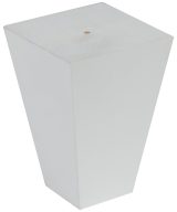 Cooper, Hudson, Monaco - 3-1/4" W x 4-1/2" H x 1-5/8" D Tapered Foot - in White PWH-TFOOT