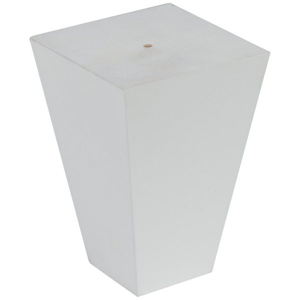 Cooper, Hudson, Monaco - 3-1/4" W x 4-1/2" H x 1-5/8" D Tapered Foot - in White PWH-TFOOT