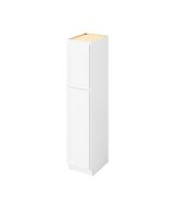 Hudson - 18" x 84" Utility Pantry, 2 Doors, 8 Shelves in White HWH-UP1884