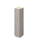 Monaco - 18" x 84" Utility Pantry, 2 Doors, 8 Shelves in Grey MGR-UP1884