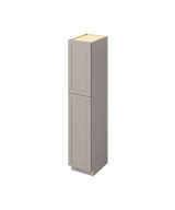 Cooper - 18" x 90" Utility Pantry, 2 Doors, 8 Shelves in Grey CGR-UP1890