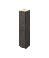 Monaco - 18" x 90" Utility Pantry, 2 Doors, 8 Shelves in Slate MSL-UP1890