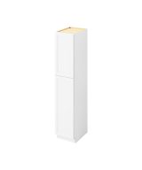 Monaco - 18" x 90" Utility Pantry, 2 Doors, 8 Shelves in White MWH-UP1890