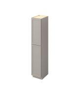 Monaco - 18" x 96" Utility Pantry, 2 Doors, 8 Shelves in Grey MGR-UP1896