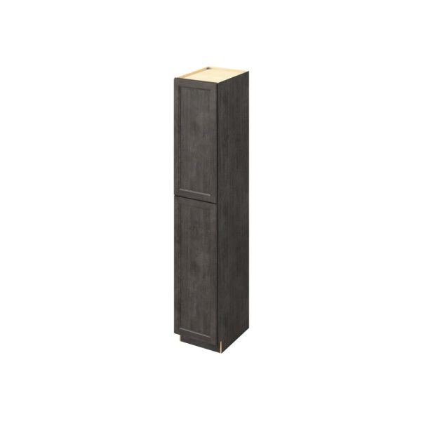 Monaco - 18" x 96" Utility Pantry, 2 Doors, 8 Shelves in Slate MSL-UP1896