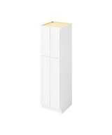 Hudson - 24" x 84" Utility Pantry, 4 Doors, 8 Shelves in White HWH-UP2484