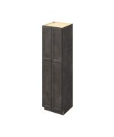 Monaco - 24" x 90" Utility Pantry, 4 Doors, 8 Shelves in Slate MSL-UP2490