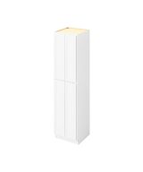 Hudson - 24" x 96" Utility Pantry, 4 Doors, 8 Shelves in White HWH-UP2496