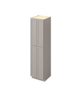 Monaco - 24" x 96" Utility Pantry, 4 Doors, 8 Shelves in Grey MGR-UP2496