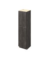 Monaco - 24" x 96" Utility Pantry, 4 Doors, 8 Shelves in Slate MSL-UP2496