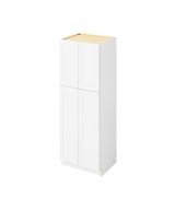 Cooper - 30" x 84" Utility Pantry, 4 Doors, 8 Shelves in White CWH-UP3084