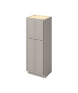 Hudson - 30" x 84" Utility Pantry, 4 Doors, 8 Shelves in Grey HGR-UP3084