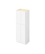 Cooper - 30" x 90" Utility Pantry, 4 Doors, 8 Shelves in White CWH-UP3090